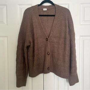 Abercrombie Brown Cardigan Sweater
